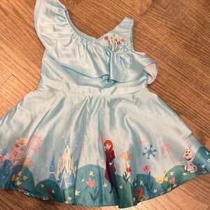 Disney Frozen Kids Dress - Light Blue